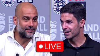 🔴 LIVE | Pep Guardiola & Mikel Arteta post-match press conference | Arsenal 1-1 Man City (Pens 4-1)