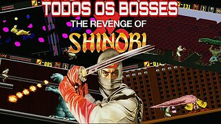 Revenge of shinobi ( Sega mega drive ) Todos os Bosses