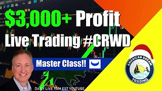 Live $3,000 Profit Stock Market Master Class
