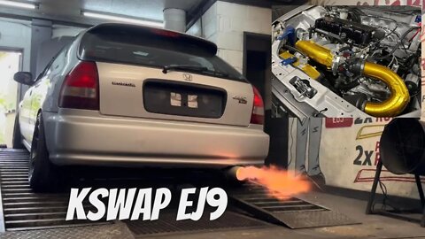 Kswap EJ9 Honda Civic Sounds Delicious! Mapped On Hondata Kpro