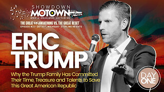 Eric Trump | Eric Trump Speaks At ReAwaken America Tour Detroit, Michigan! Join Navarro, Flynn, Eric Trump & Team America At Oct 18-19 Selma, NC ReAwaken! Request Tix Via Text 918-851-0102