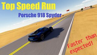 '14 Porsche 918 Spyder Top Speed Run // AWD Hybrid Hypercar // The Fastest Porsche I've Ever Tested!