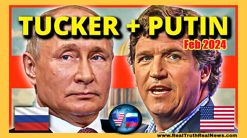 🇺🇸 🇷🇺 Historic Feb 6/2024 Tucker Carlson and Vladimir Putin FULL Interview in Moscow Russia!
