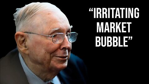 “This Is A Sign Of A Bubble” (Charlie Munger)