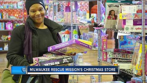 Milwaukee Rescue Mission provides opportunity for parents with Christmas store