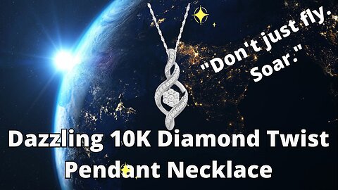 Dazzling 10K Diamond Twist Pendant Necklace | Unboxing & Review! #ad