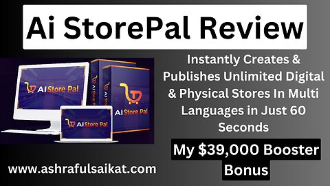 Ai StorePal Review - Unlimited Digital & Physical Stores (Ai StorePal App By Sandy Nayak)