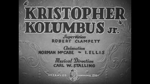 1939, 5-13, Looney Tunes, Kristopher Kolumbus Jr.