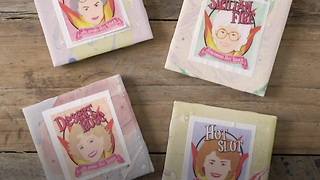 How To Make Marbled 'Golden Girls' Coasters