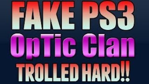 “Trolling Fake OpTic PS3 Clan” ENDING IS GREAT!!