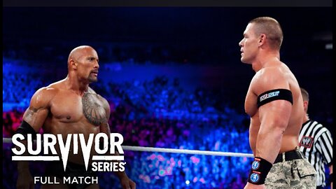 FULL MATCH - John Cena & THE Rock vs . The miz & R-Truth :survivan series