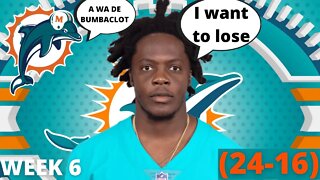 DOLPHINS VS VIKINGS (WEEK 6) RECAP