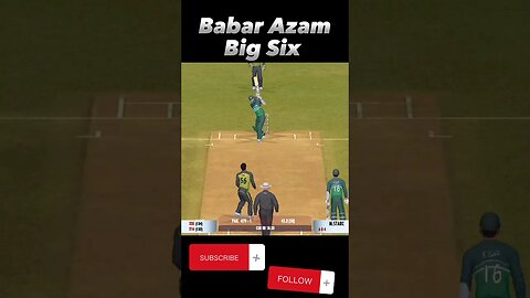 Babar Azam big six #games #cricket #realcricket #cricketgame #gamingvideos #ipl #cricketing #ytshort