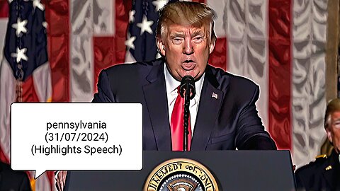 President Donald Trump Speech ❤️🔥 (Highlights) 2024 pennsylvania (31/07/2024)