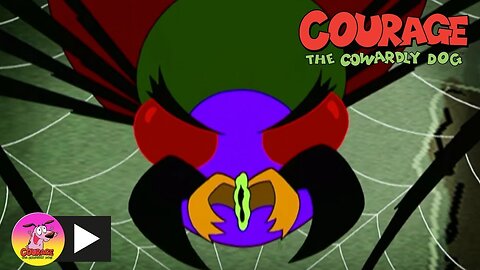 Courage the Cowardly Dog: Big Scary Spiders | Cartoons