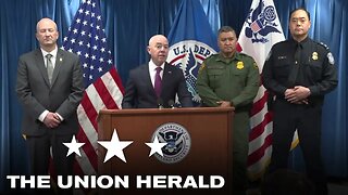Homeland Security Secretary Mayorkas Holds a Press Conference on Border Security