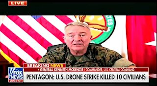 Gen McKenzie: Kabul Drone Strike Killing 10 Civilians Was ‘A Mistake’
