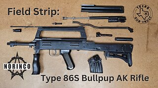 Field Strip: Norinco Type 86S Bullpup AK Rifle (7.62x39)