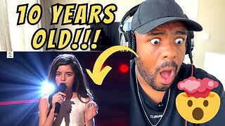 British Rapper Reacts to Angelina Jordan (10 Year Old) - Feeling Good "LIVE on The Stream