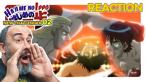 BLOOD CROSS. MIYATA CRUCIFICADO! | REACT hajime no ippo new challenger episódio 2