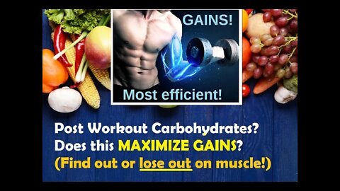 The Value Of Eating Carbohydrates Post Workout