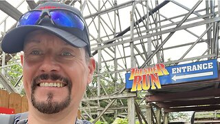 Off Ride Footage of THUNDER RUN at KENTUCKY KINGDOM, Louisville, Kentucky, USA