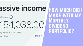 How much I made in dividends in September | Monthly Dividend Investing