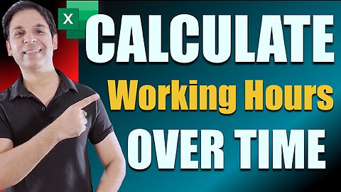 Calculate Daily Working Hours and Overtime / How to Calculate Hours Worked in Excel