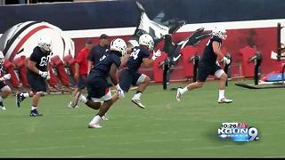 Day 1 of Arizona Fall Camp