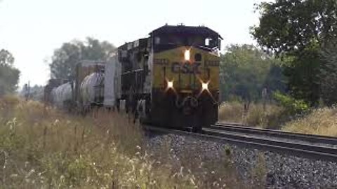CSX Q561 Manifest Mixed Freight Train from Bascom, Ohio September 26, 2021