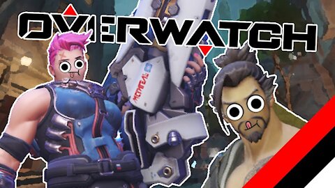 OVERWATCH FUNTAGE: The Worst Zarya, The Clueless Hanzo (Funny Moments)