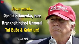 Rhema 30.11.2022 ❤️ Donald und Amerika, eure Krankheit heisst Unmoral... Tut jetzt Buße und kehrt um!