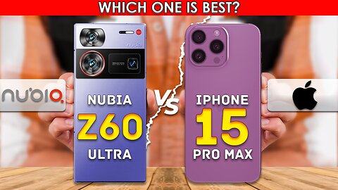 ZTE Nubia Z60 Ultra VS Apple iPhone 15 Pro Max | Full comparison💥