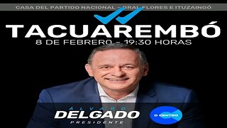 Álvaro Delgado, precandidato a presidente por el Partido Nacional estará en Tacuarembó