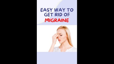 How to get rid of migraine naturally