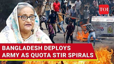 Bangladesh Burns In Quota Fire: 105 Dead, Hasina Govt Calls In Military To Rein In Protests