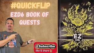 EZD6 Book of Quests by RUNEHAMMER GAMES #QuickFlip RPG Review DM Scotty #shorts