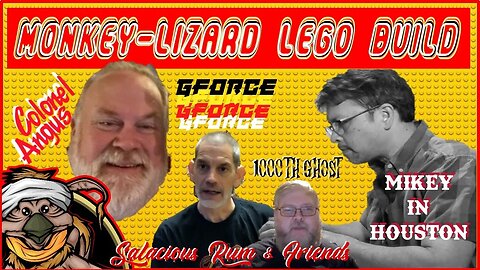 LIVE 'STAR WARS' Monkey-Lizard LEGO BUILD: Salacious Rum and friends!