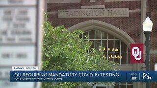 OU requiring mandatory COVID-19 testing for students living in campus dorms