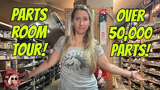 OVER 50,000 PARTS in my inventory! Behind the scene of my 40 yr old small engine repair shop!