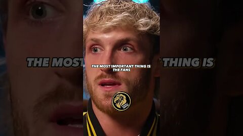 LOGAN PAUL Talks Wrestling, Fans, and the Importance of Putting on a Good Show! #shorts #wwe