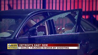 1 killed, 1 injured in drive-by shooting in Detroit