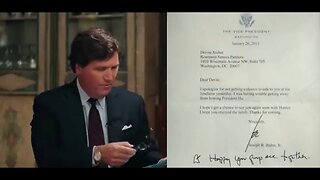 Tucker Carlson Unveils Letter By Joe Biden For Missing Meeting With Hunter's Business Partners