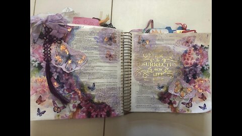 Let's Bible Journal John 11 (from Lovely Lavender Wishes)