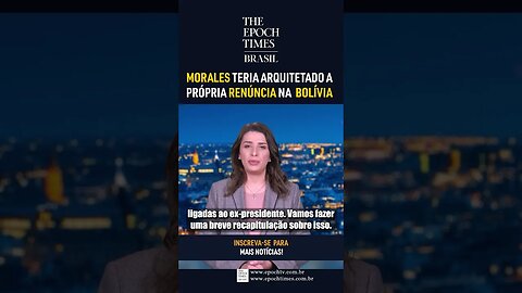 Deputados: Evo Morales teria arquitetado a própria renúncia na Bolívia #shorts #evomorales #noticia