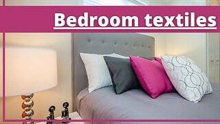 Cozy bedroom - good textiles guarantee a beautiful interior