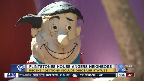 Flinstones house angers neighbors