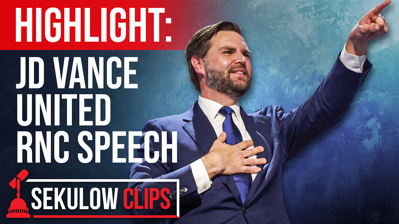 Highlight Jd Vance United Rnc Speech