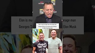 Elon is much stronger than the average man | GSP on training with Elon Musk for Mark Zuckerburg