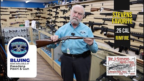 Follow the journey of this old Stevens .25 Rimfire getting blued at Pasadena Pawn & Gun